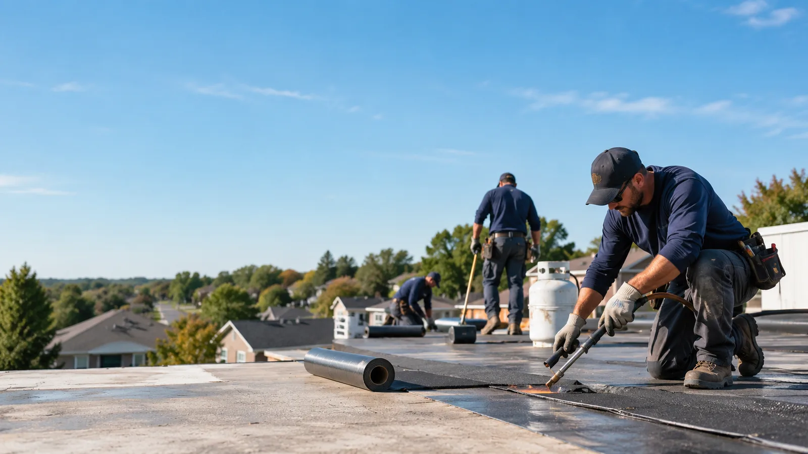 Flat Roof Leak Repair providers in Dewey, IL